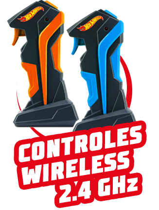 Controles wireless 2.4 GHz