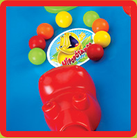 Vence quem conseguir comer mais bolinhas