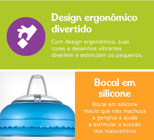 Design ergonômico
divertido