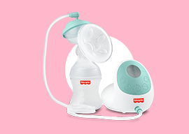 Compatível com a linha de extratores de leite. Mom's Essentials Fisher-Price® As mamadeiras First Moments Fisher-Price® são compatíveis com os extratores de leite manual e elétrico da linha Mom’s Essentials Fisher-Price®