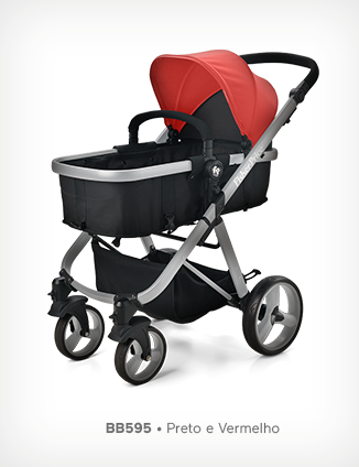 BB595 - Preto e Vermelho