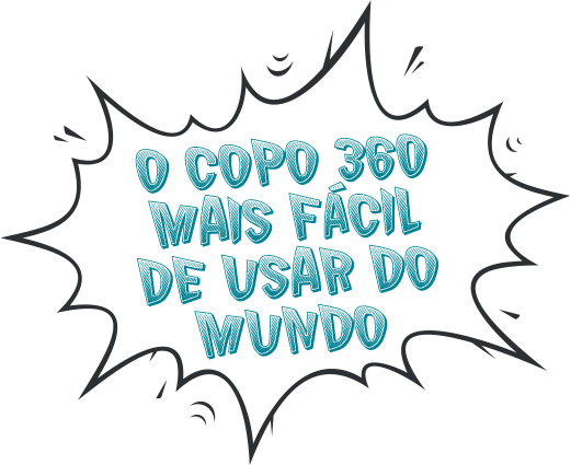 O Copo 360 mais fácil de usar do mundo
