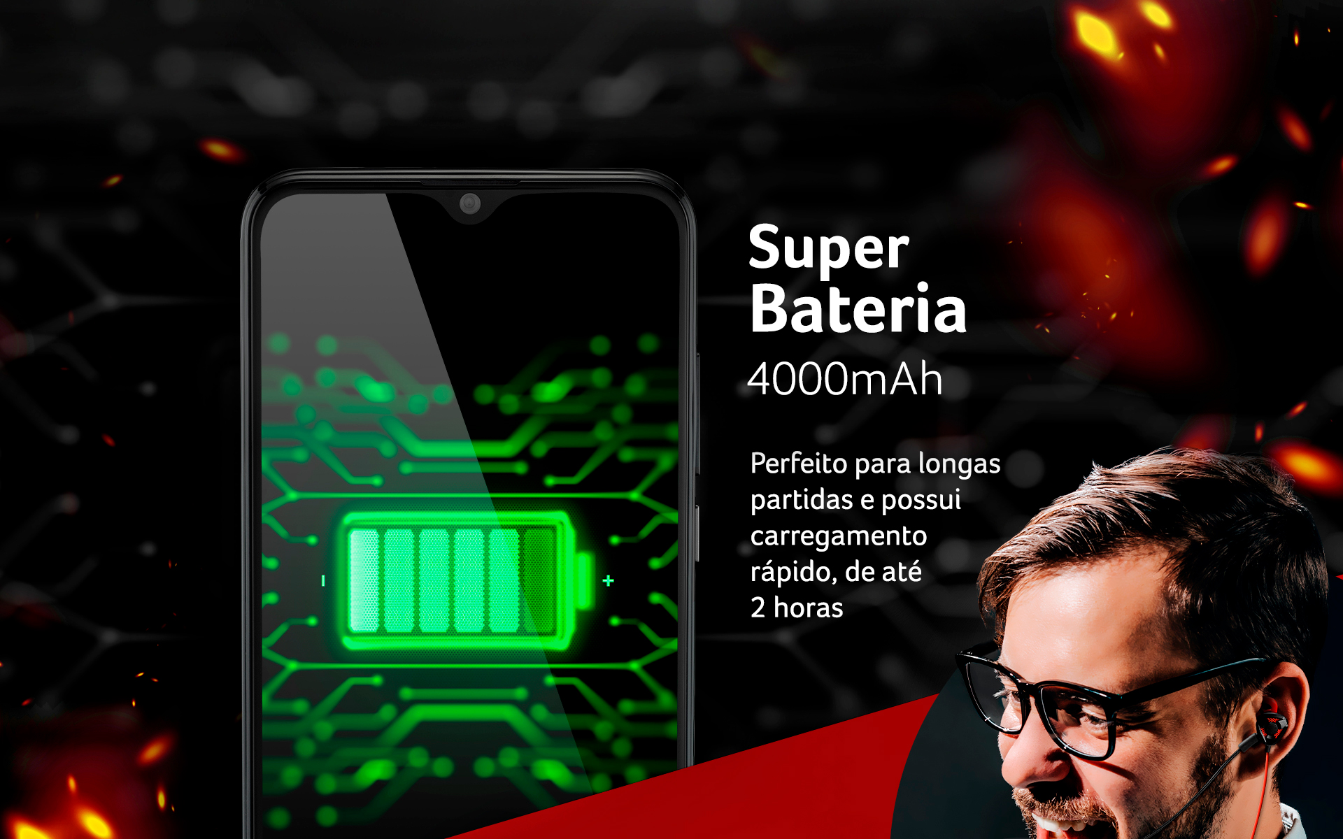 Bateria Multilaser H