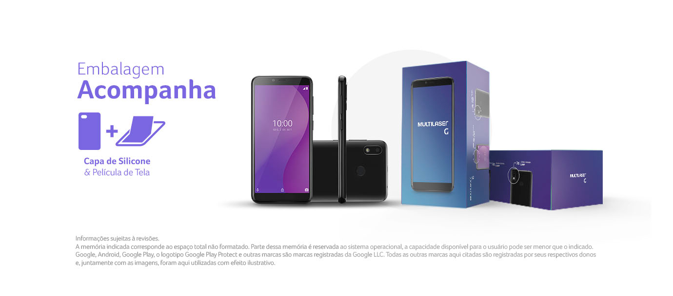 Acompanha capa e pelicula de silicone