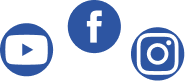 Logotipo do YouTube, Facebook e Instagram