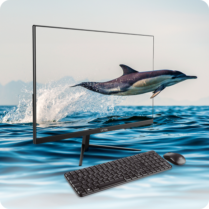 Golpinho pulando para fora do PC All In One UB840-UB841