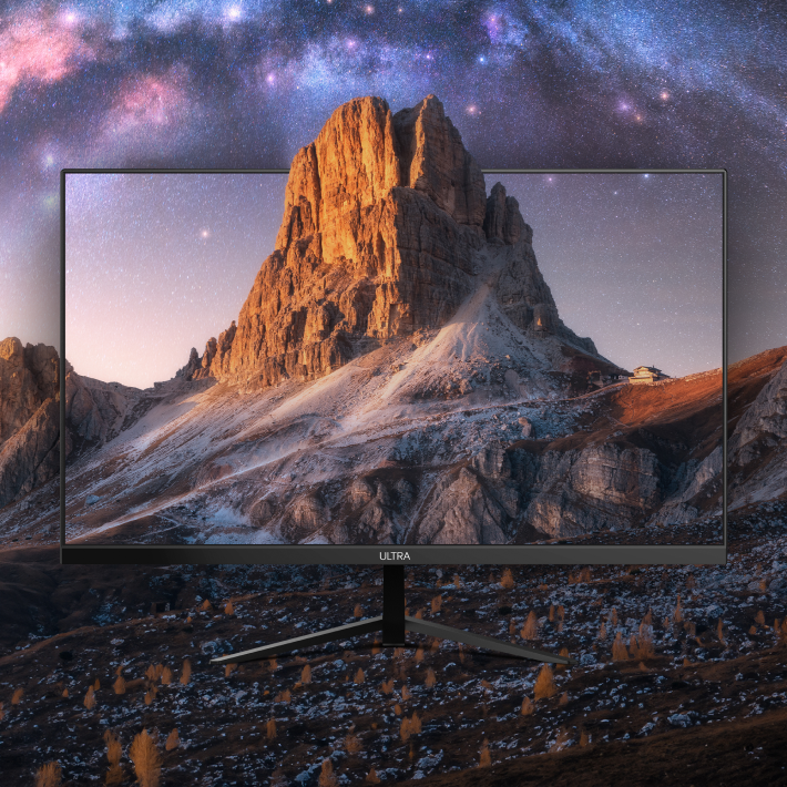 Montanhas saindo da tela do PC All In One UB840-UB841