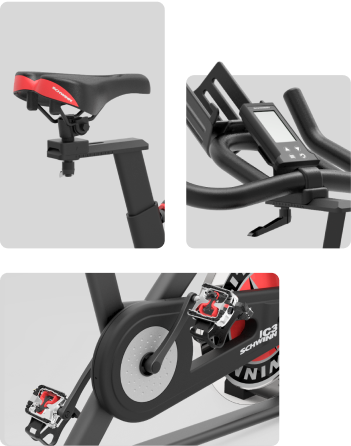 Foto de partes da Bike Spinning Schwinn.