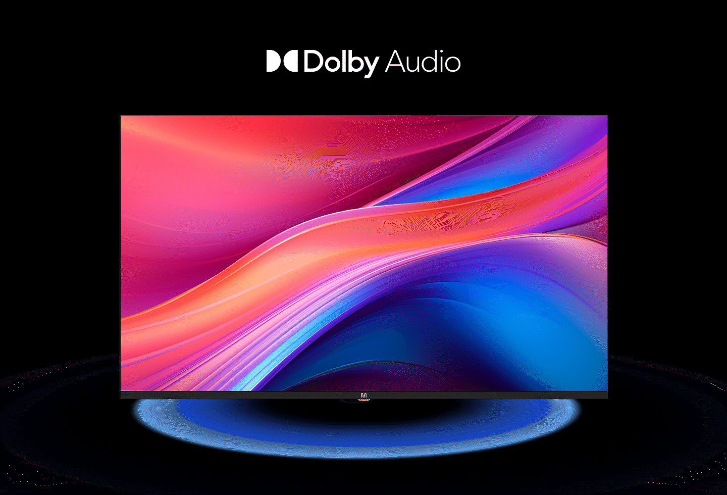 TV QLED Multi com áudio Dolby, proporcionando uma experiência sonora imersiva.