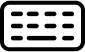 Ícone de teclado