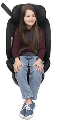 Criança maior no cinto