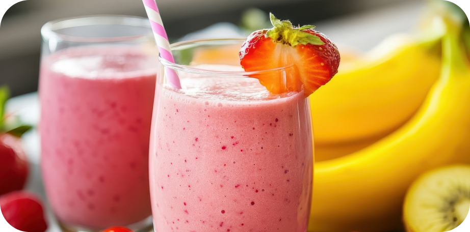 Preparando suco de frutas