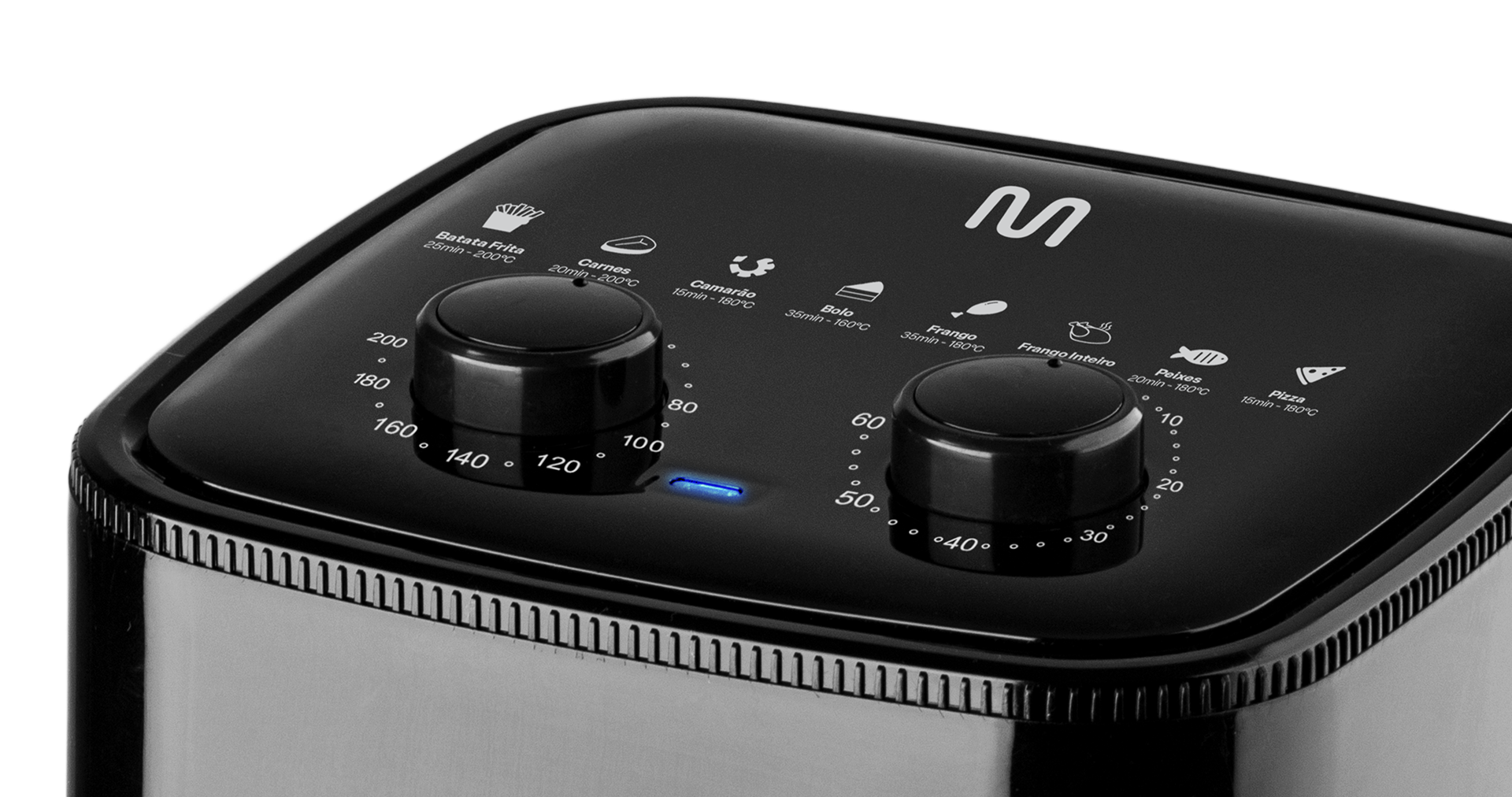 Close nos botões de temperatura e timer