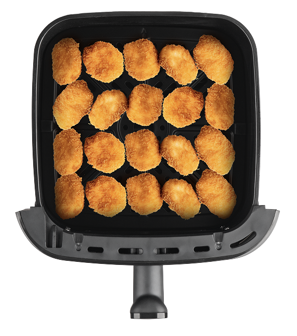 Cesto com mini empanados