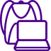 Compartimento para notebook de até 15.6 polegadas