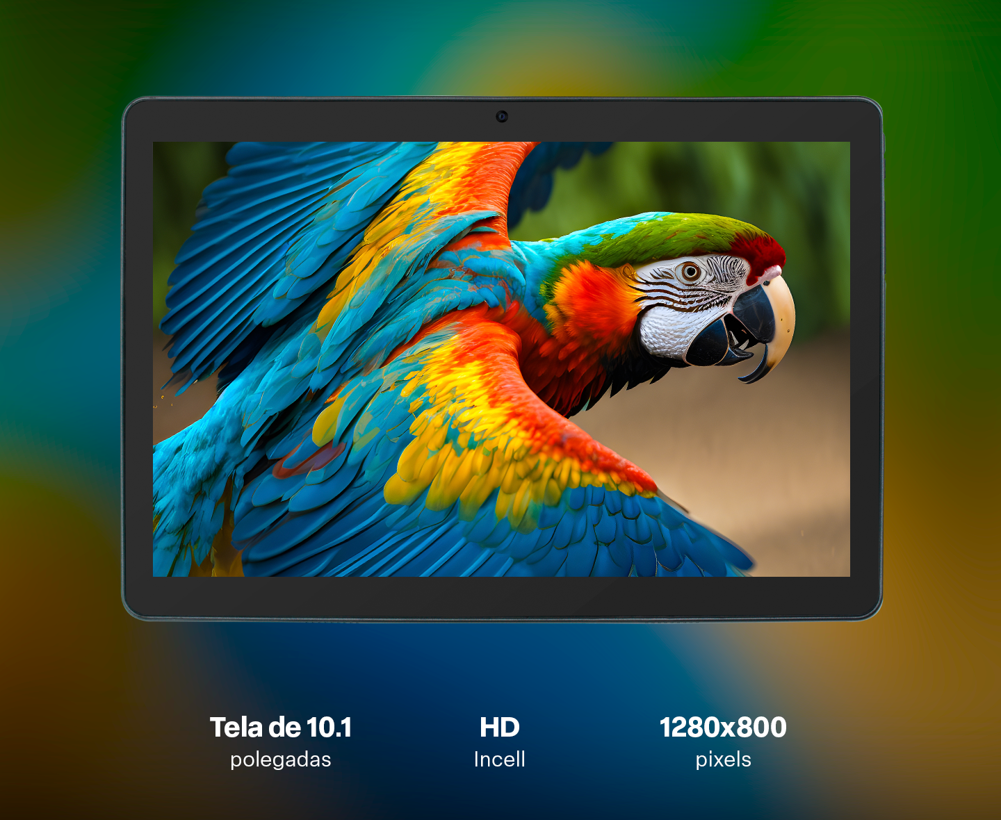 Imagem de um tablet PC com captura de tela