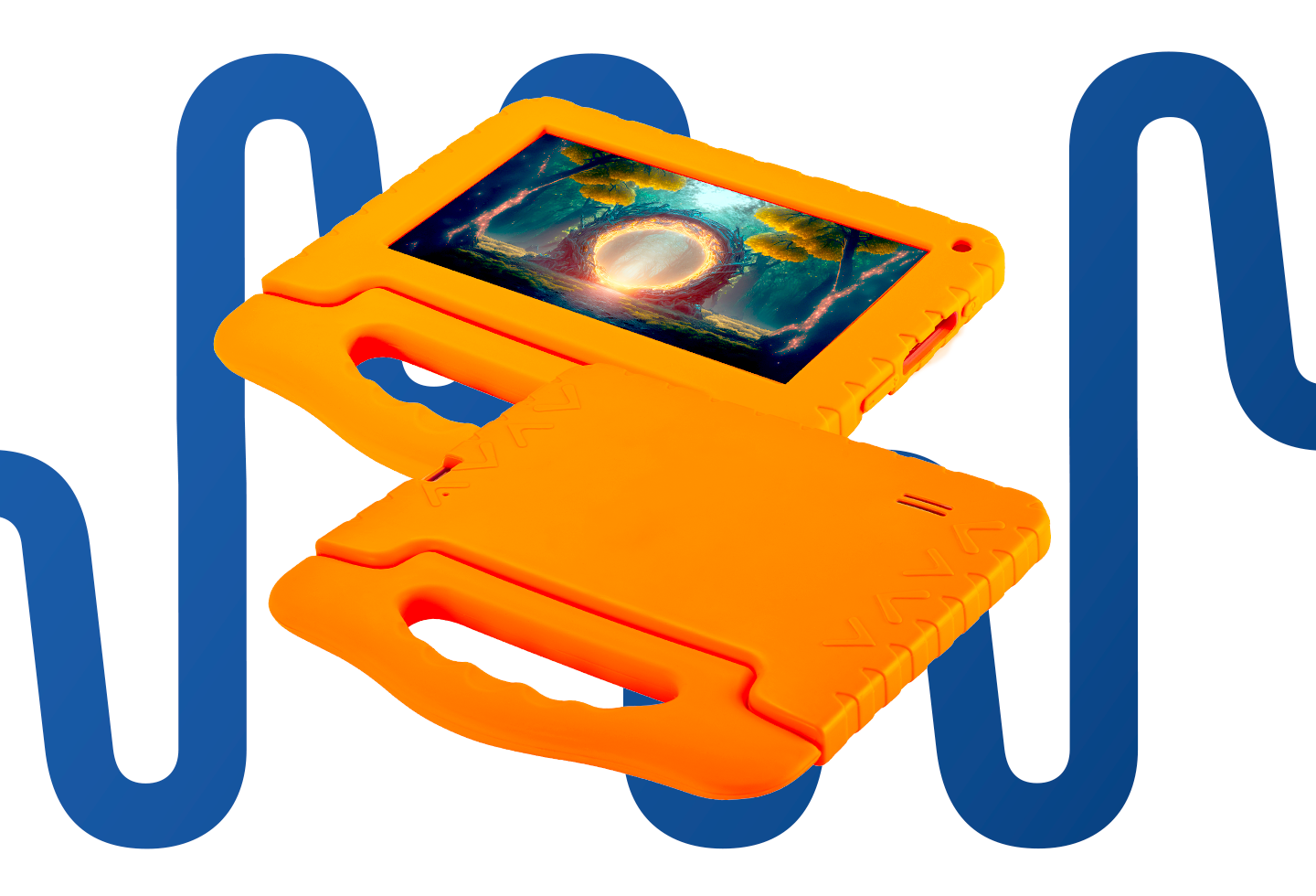 Banner do Tablet Kid Pad Laranja.