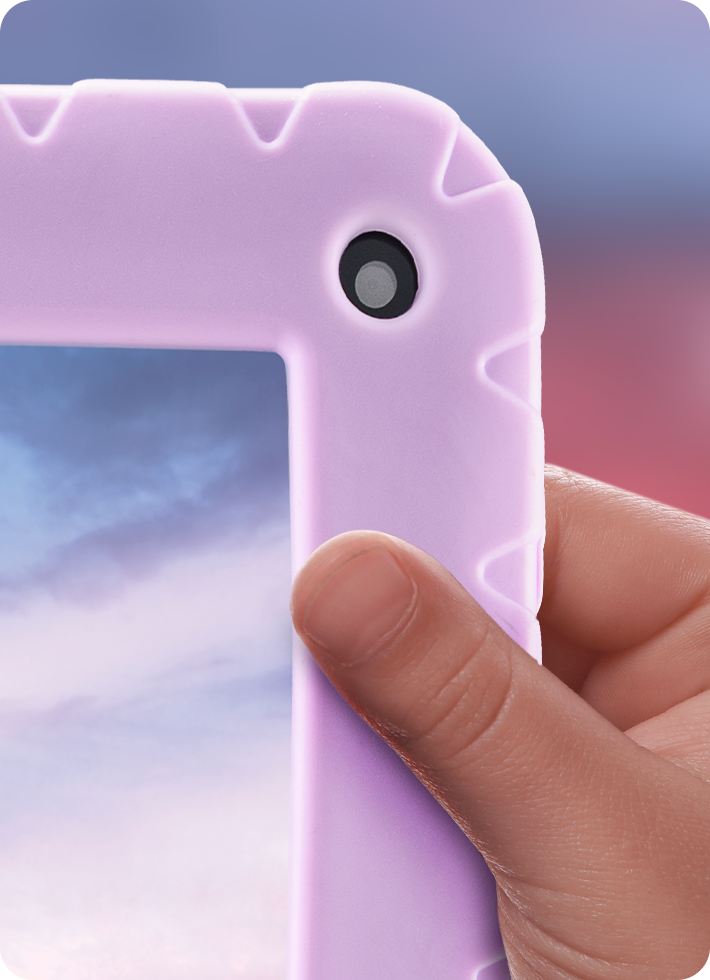 Case de silicone no Tablet Frozen.