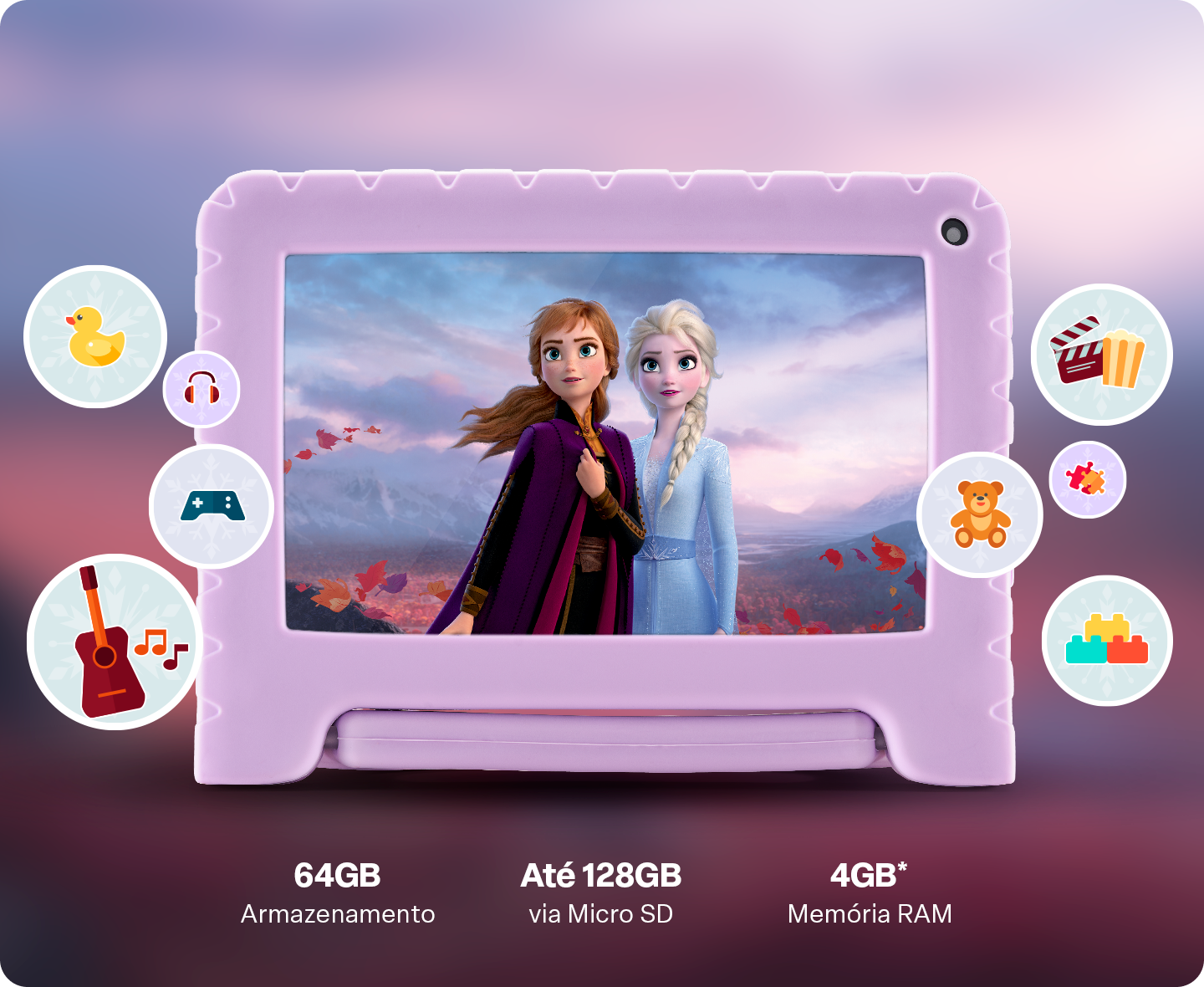 Banner do Tablet Frozen.