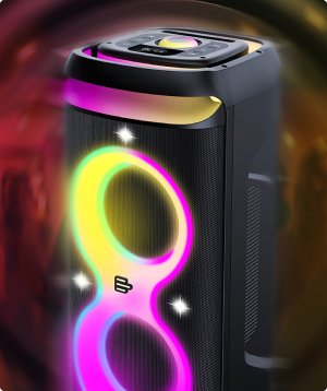 Caixa de som Pulsebox com luzes LED