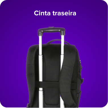 Mochila na mala - Cinta traseira