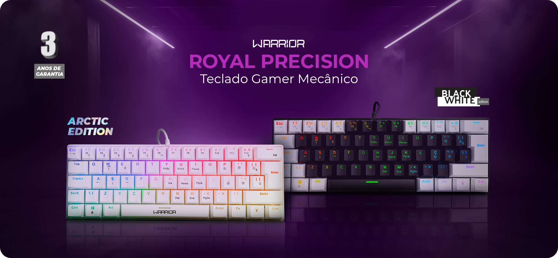 Royal Precision Teclado Gamer Mecânico