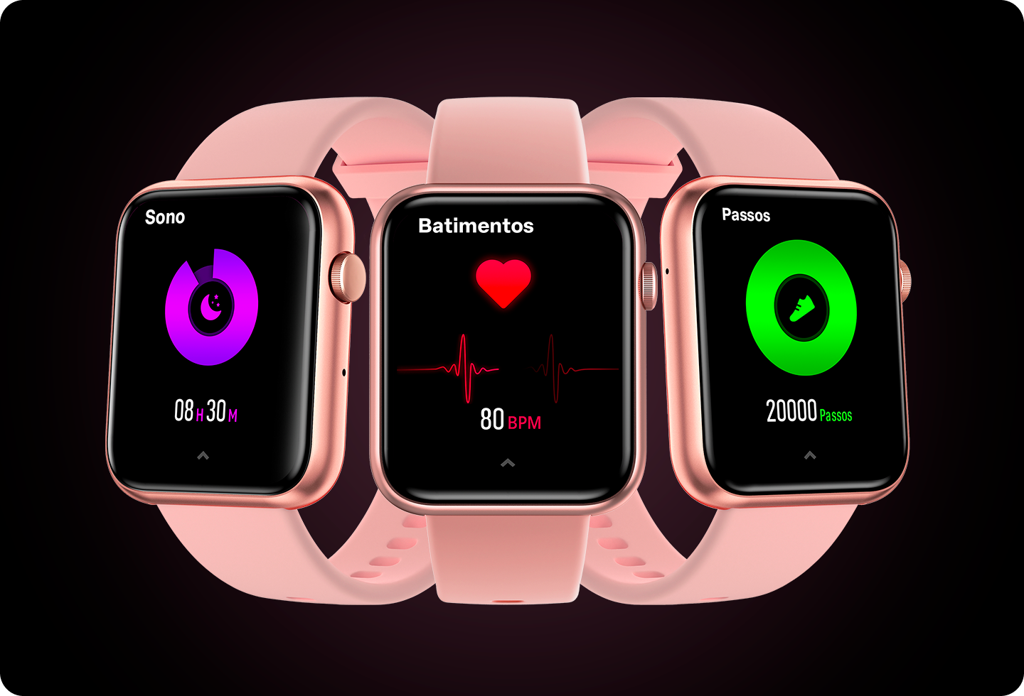 Mosaico com diversos Smartwatches