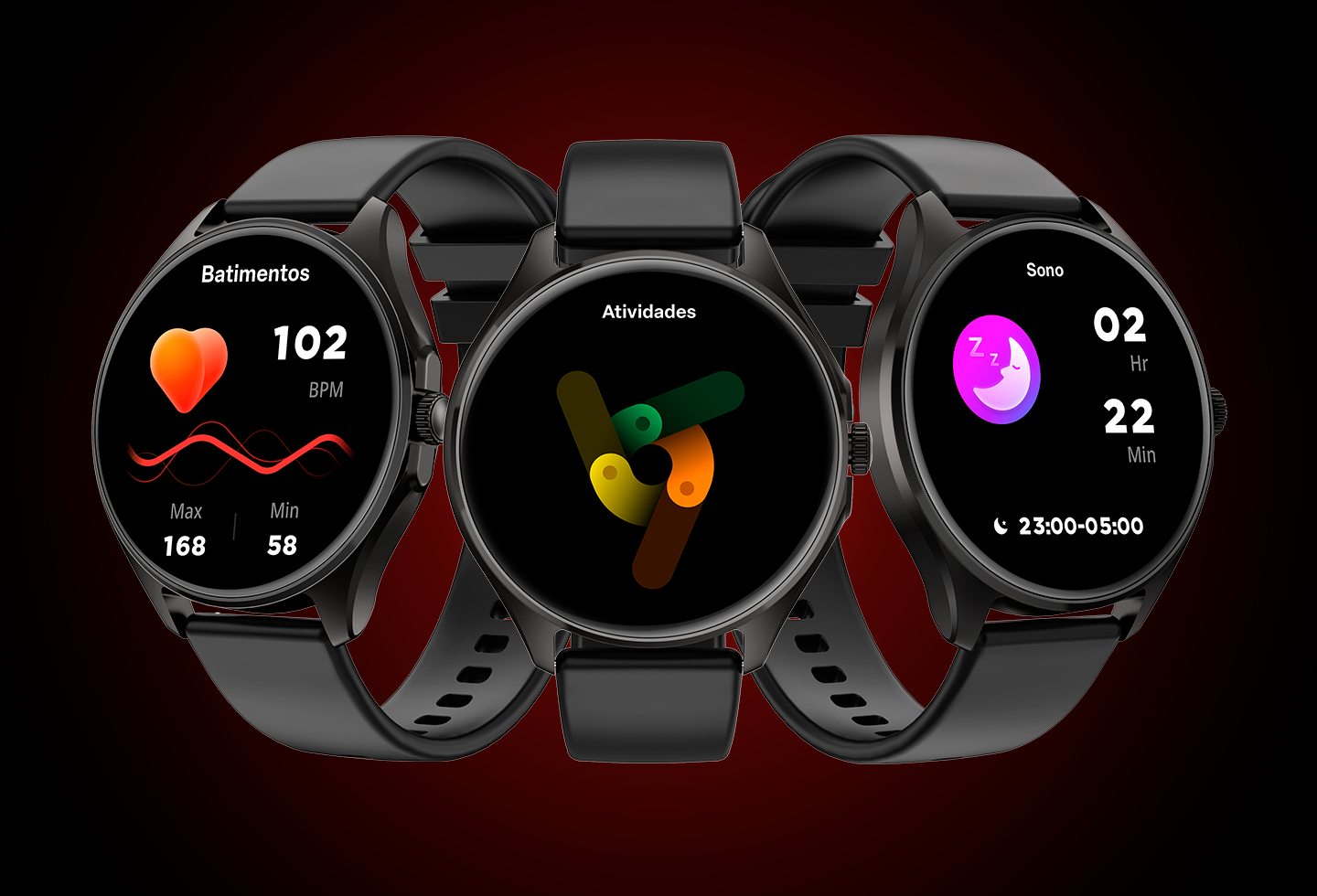 Mosaico com diversos Smartwatches