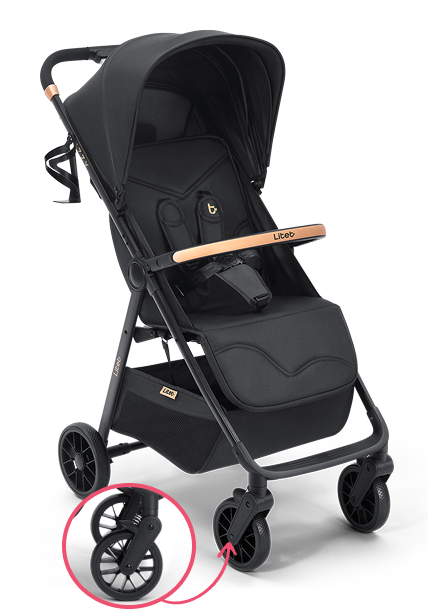Pai passeando com bebê no parque
