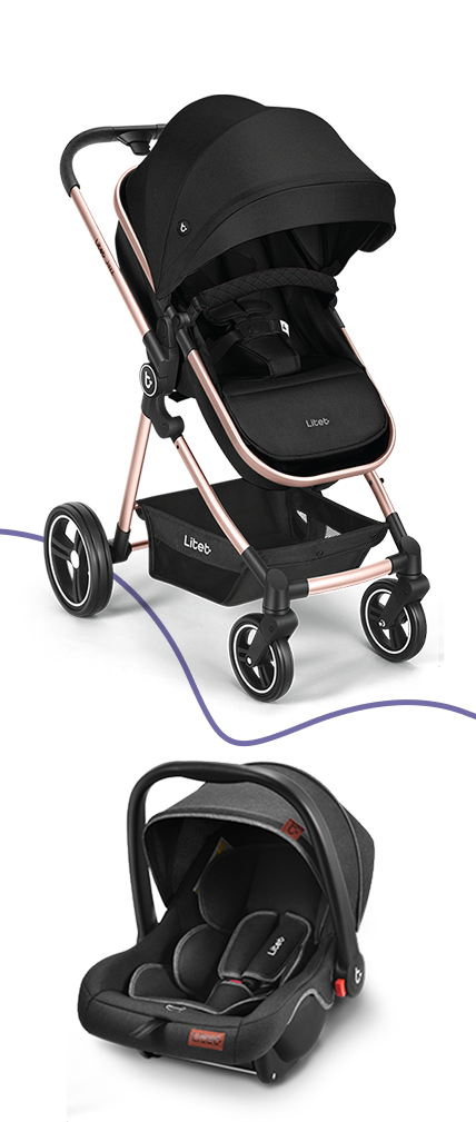 Carrinho e Bebê Conforto Litet