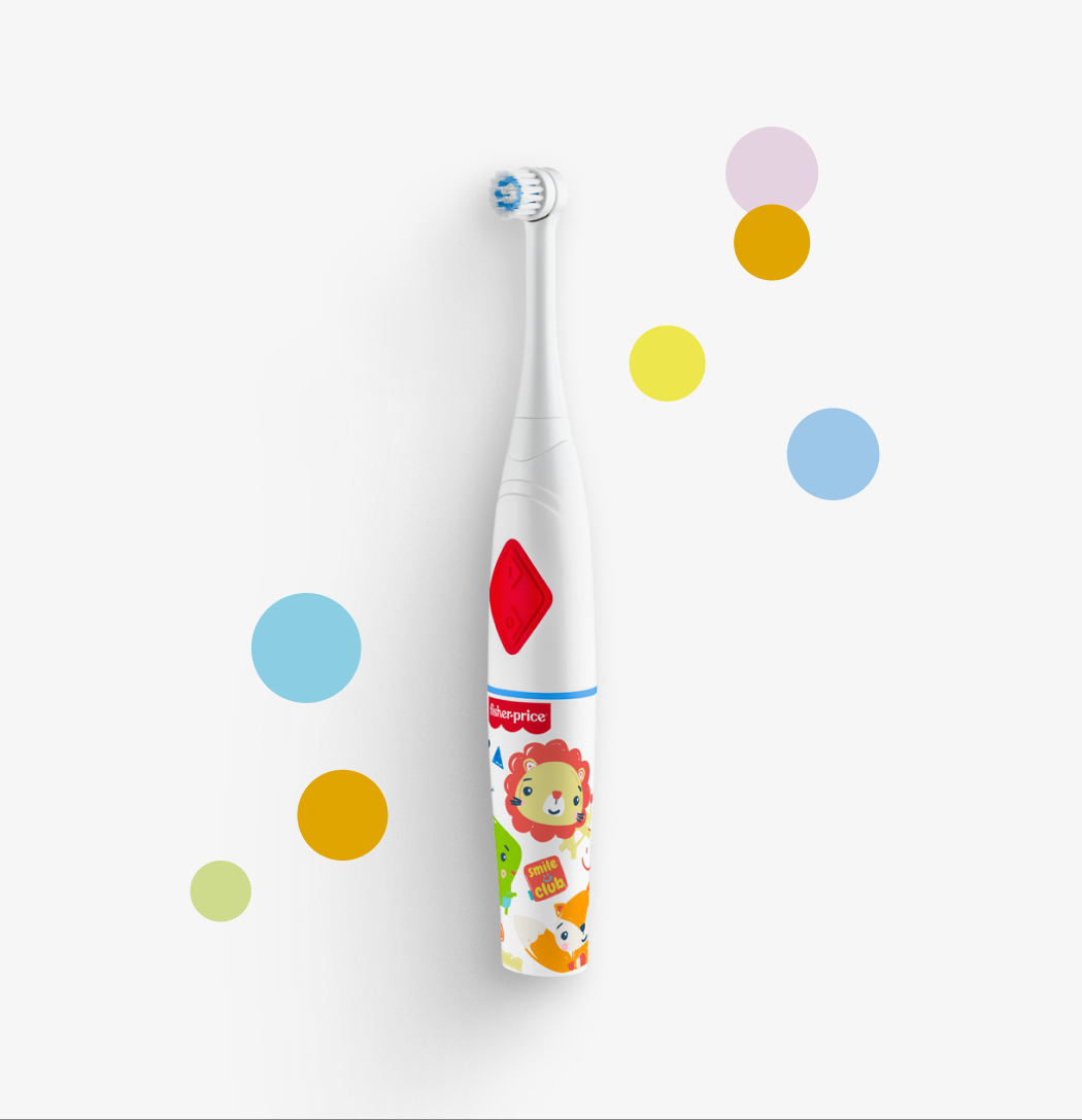 Escova Elétrica Infantil Rotacional Funny Brush Fisher-Price HC297
