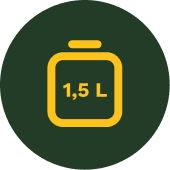 Capacidade 1,5L