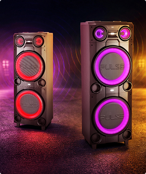 Caixa de som Pulsebox com luzes LED