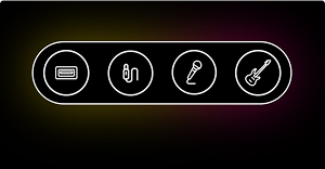 Caixa de som Pulsebox com luzes LED