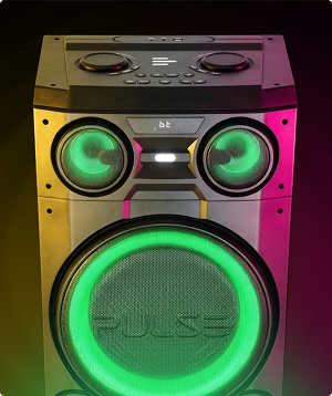 Caixa de som Pulsebox com luzes LED