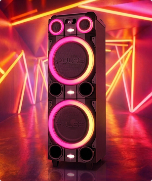 Caixa de som Pulsebox com luzes LED
