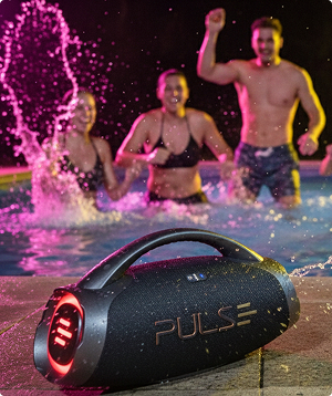 Caixa de som Pulsebox com luzes LED