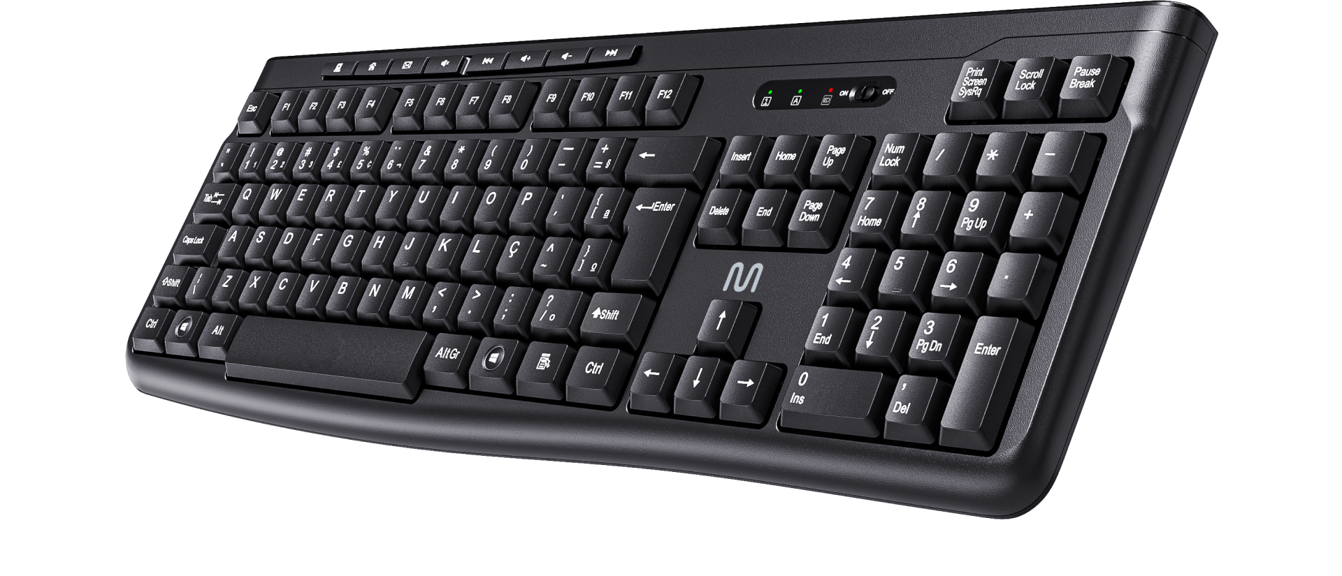 Teclado Multi TS050 em perspectiva