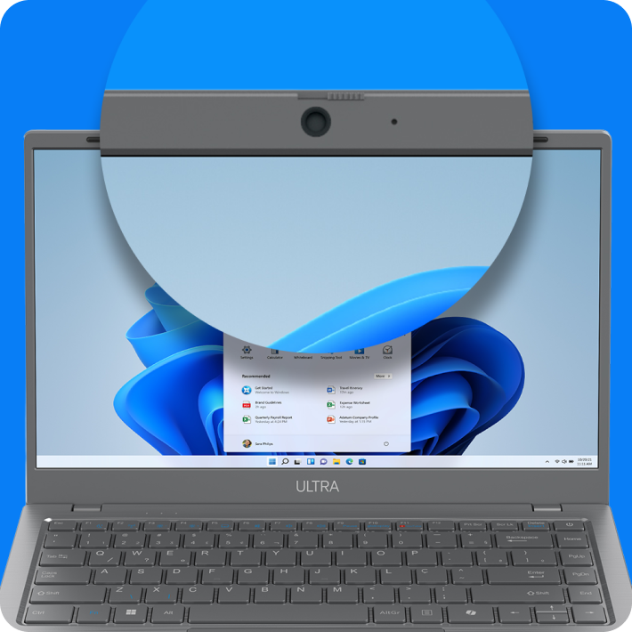 Processador Intel Celeron em fundo tecnológico azul
