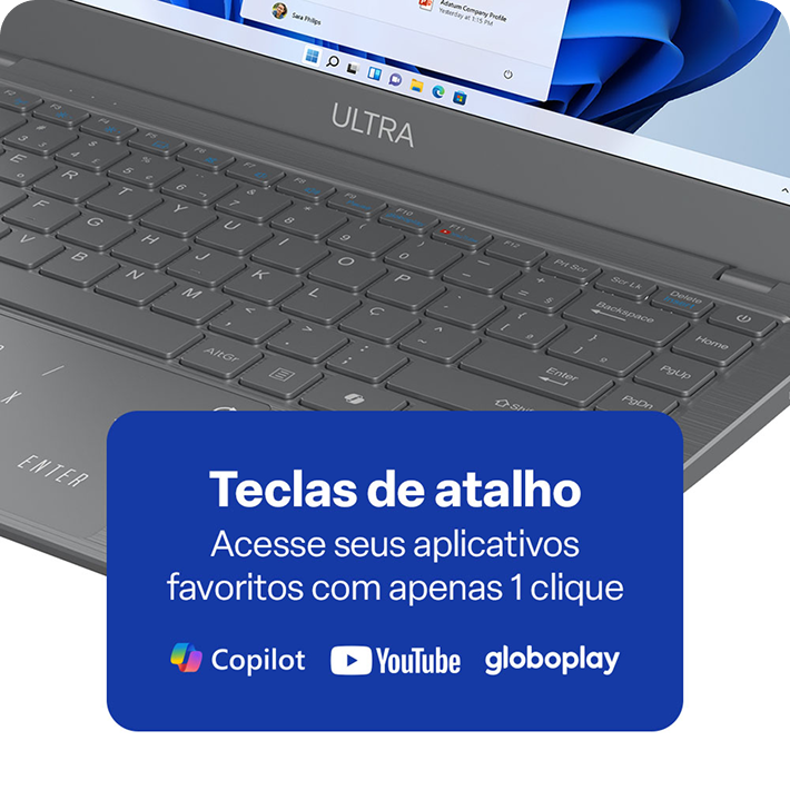Processador Intel Celeron em fundo tecnológico azul