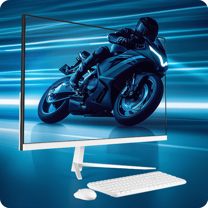 Processador Intel Celeron em fundo tecnológico azul